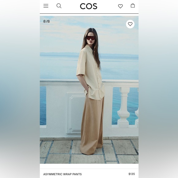 COS Asymmetric Wrap Pants - Picture 2 of 9
